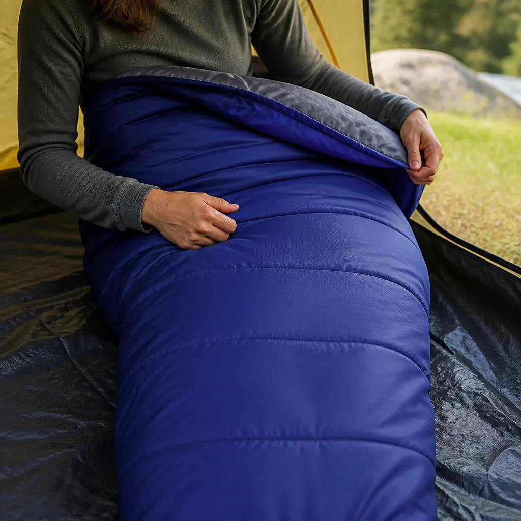 Envelope-Style Waterproof Backpacking Sleeping Bag (4-Season)