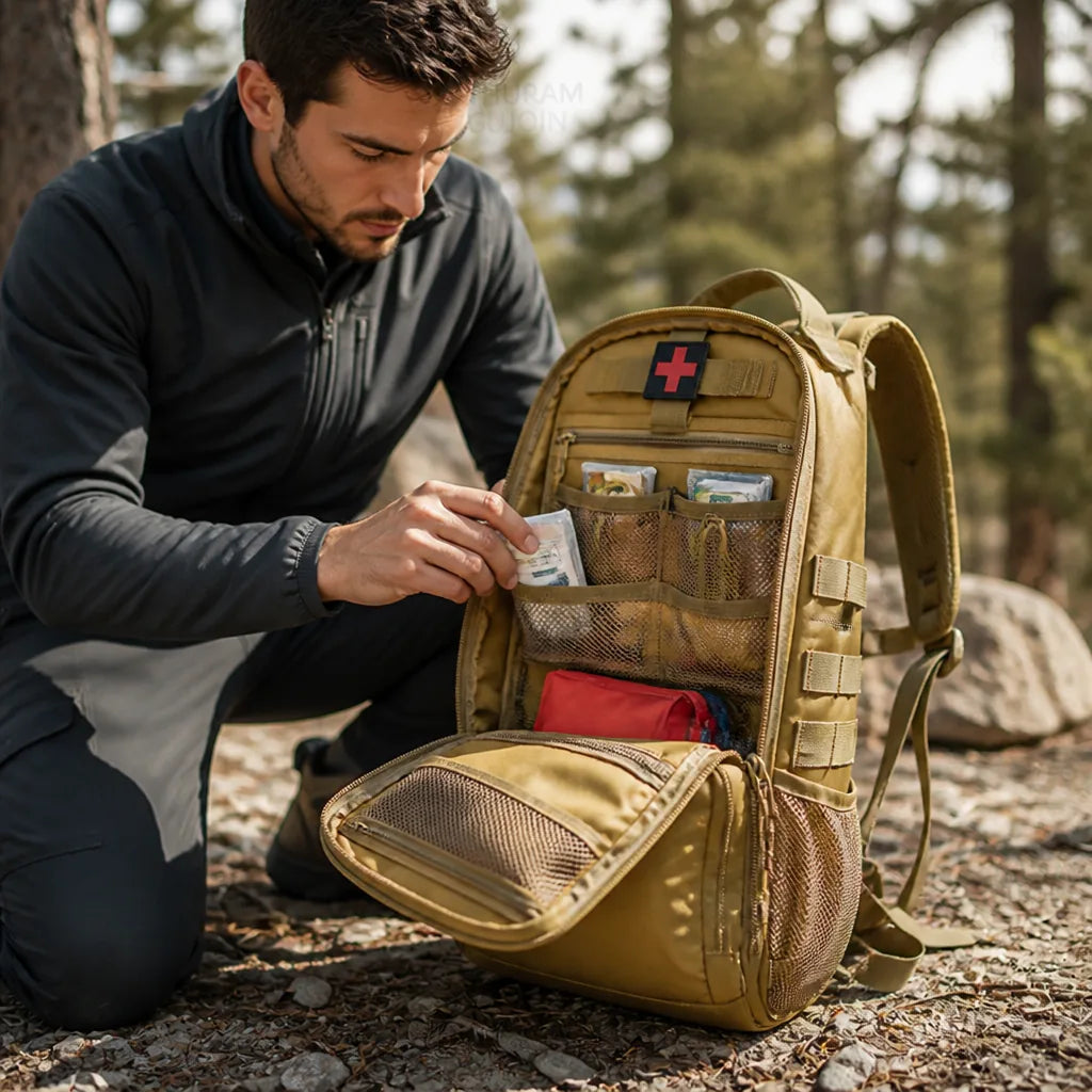 First Aid Backpack 40L Waterproof MOLLE System