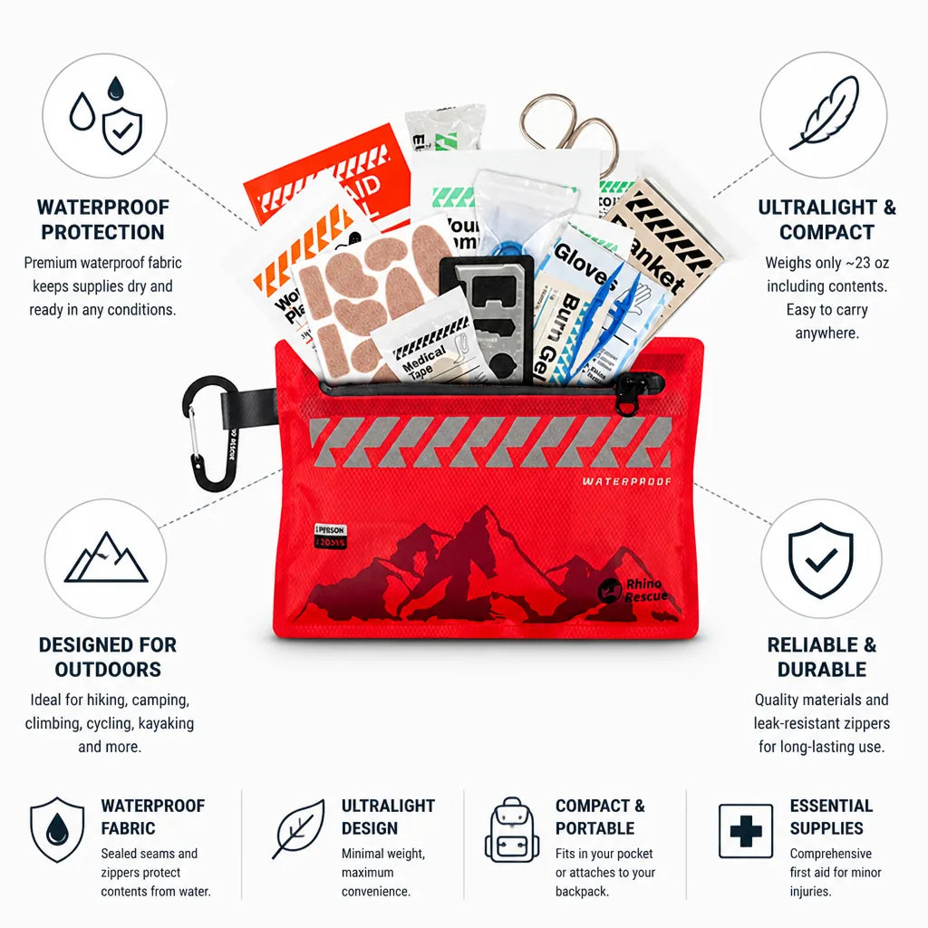 First Aid Kit Ultralight Waterproof Compact