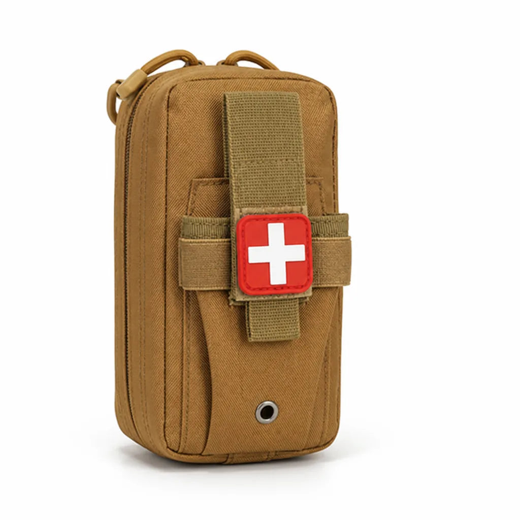 First Aid Pouch MOLLE-Compatible Water-Resistant Organized Interior