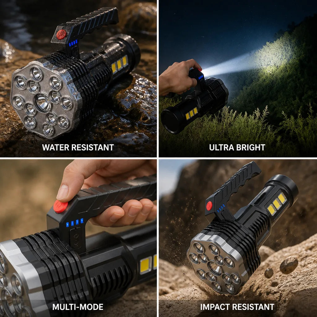 Flashlight Tactical LED Rechargeable Multi-Mode