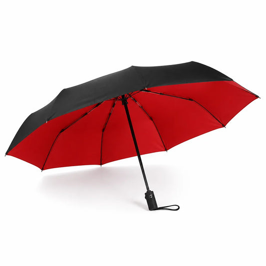 Foldable Windproof Umbrella With One-Hand Operation