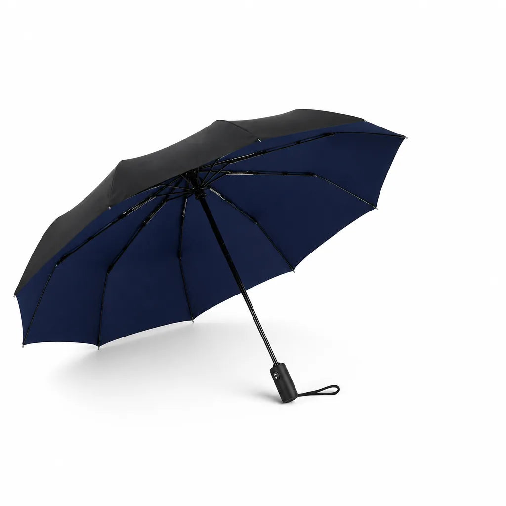 Foldable Windproof Umbrella With One-Hand Operation