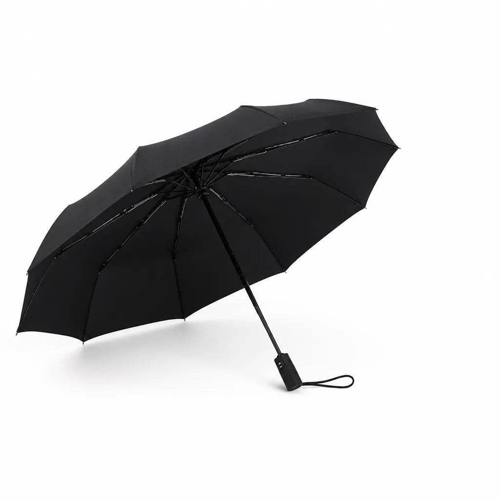 Foldable Windproof Umbrella With One-Hand Operation