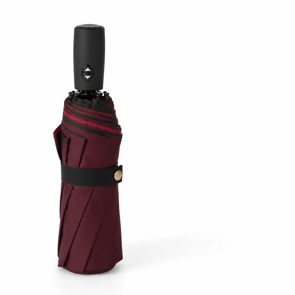 Foldable Windproof Umbrella With One-Hand Operation