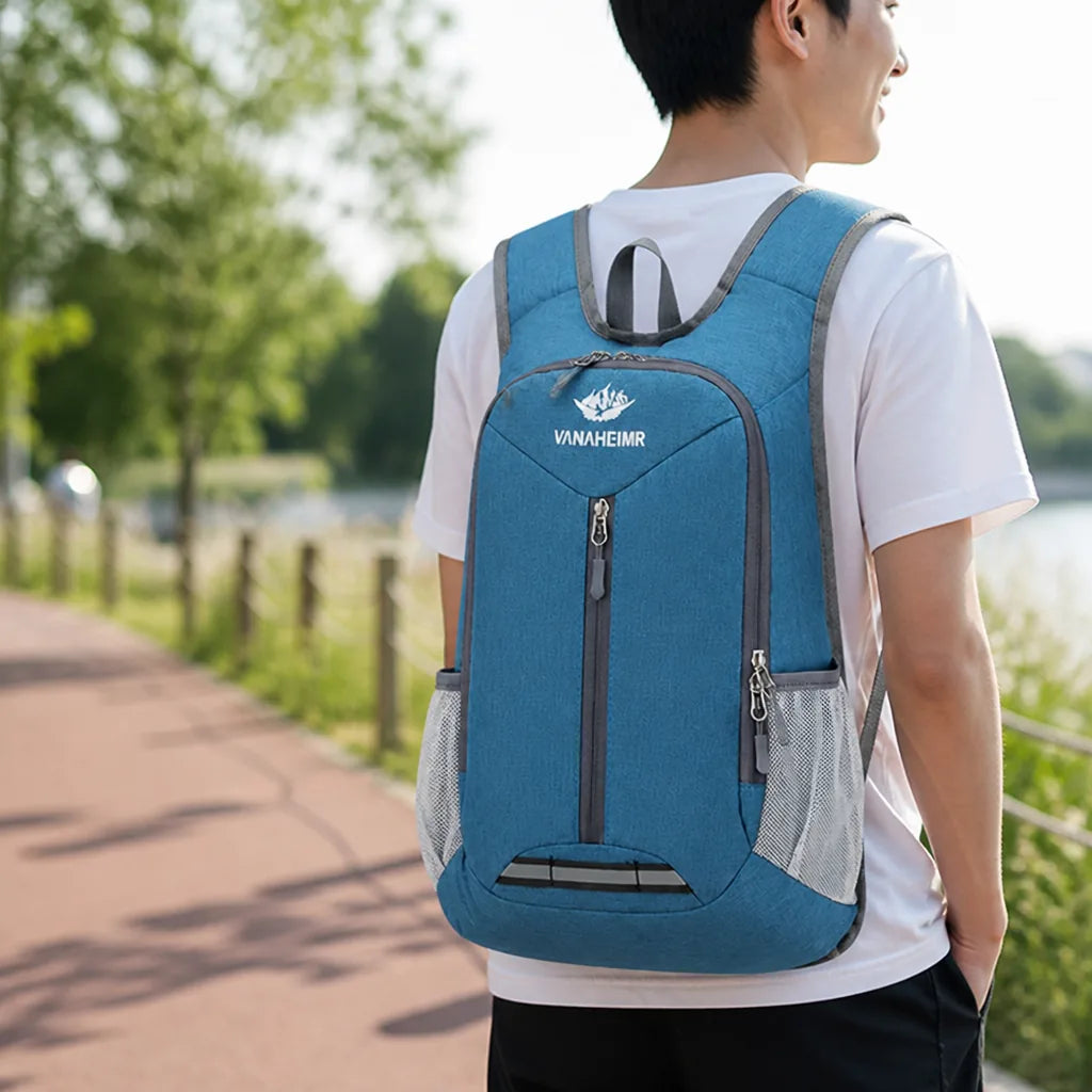 Folding Backpack Lightweight Waterproof Polyester