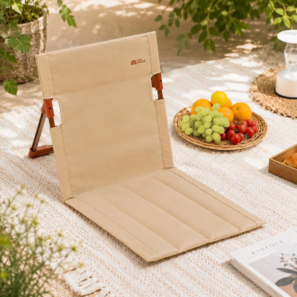 Folding Camping Chair Lightweight Compact Fold Tool-Free Setup