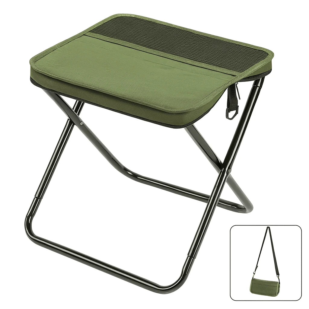 Folding Chair Backpack Waterproof Seat & Quick-Unfold