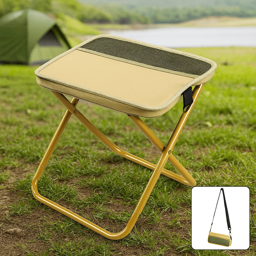Folding Chair Backpack Waterproof Seat & Quick-Unfold