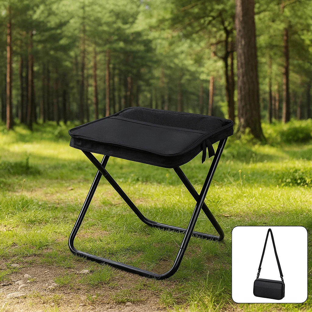 Folding Chair Backpack Waterproof Seat & Quick-Unfold