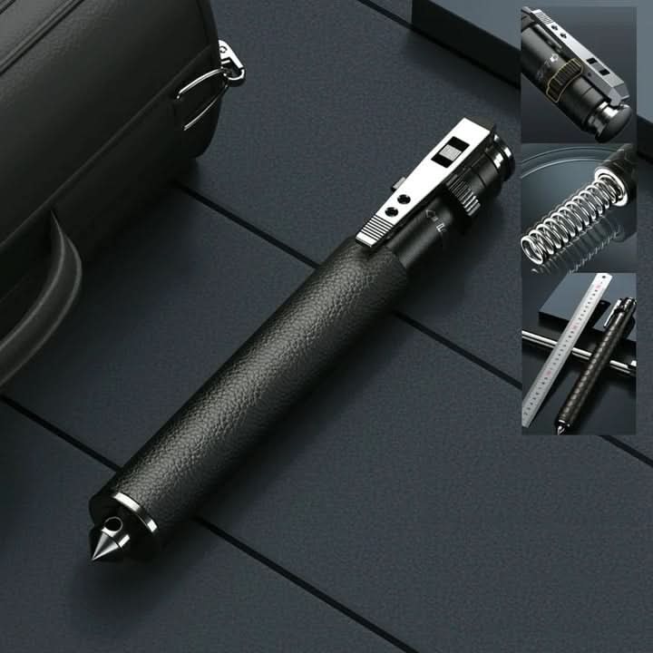 Folding Hiking Pole Automatic Unfolding Aluminum Non-Slip Grip