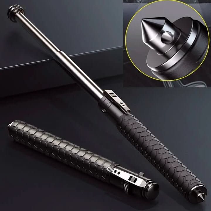 Folding Hiking Pole Automatic Unfolding Aluminum Non-Slip Grip