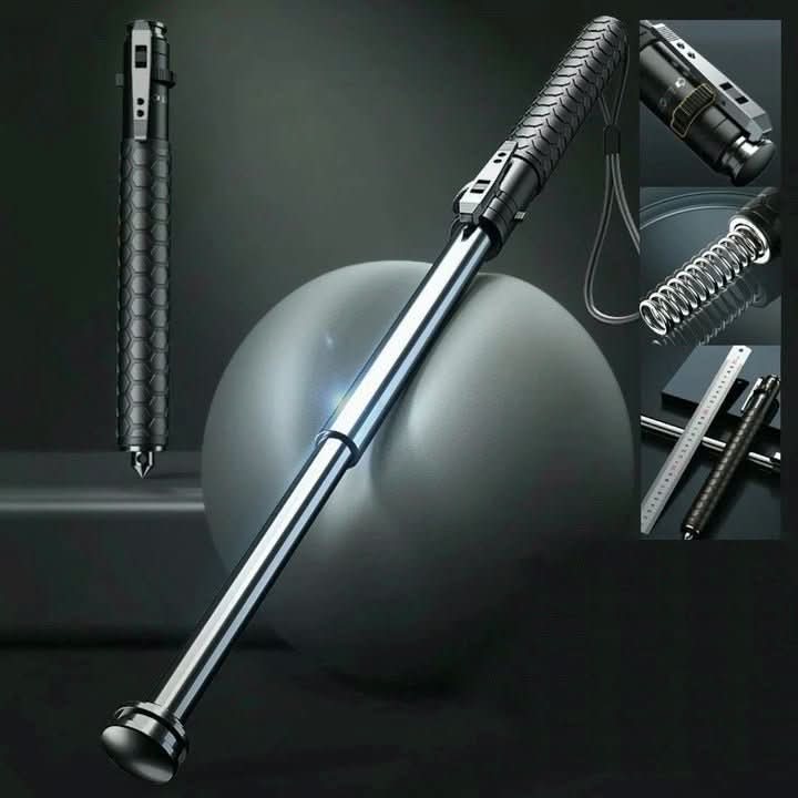 Folding Hiking Pole Automatic Unfolding Aluminum Non-Slip Grip