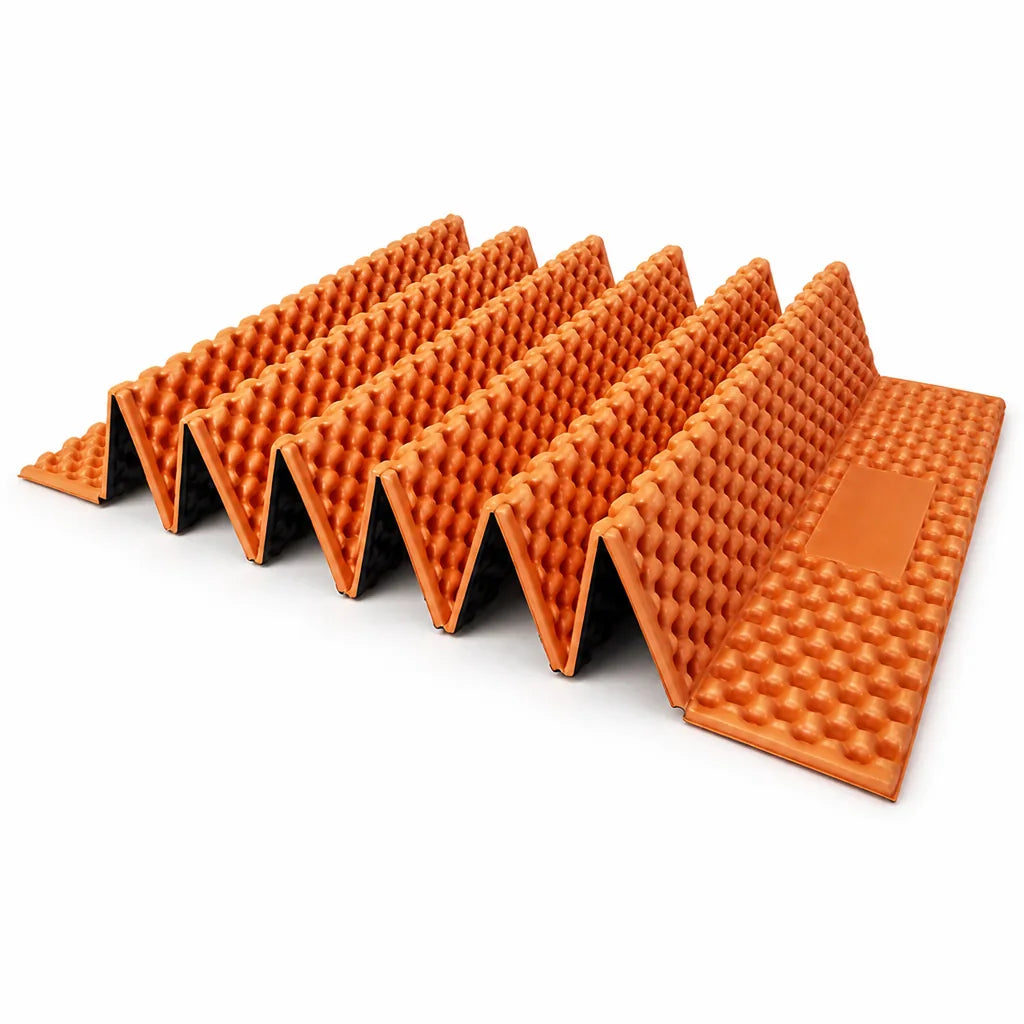 Folding Sleeping Pad IXPE Foam Lightweight Egg Nest Comfort