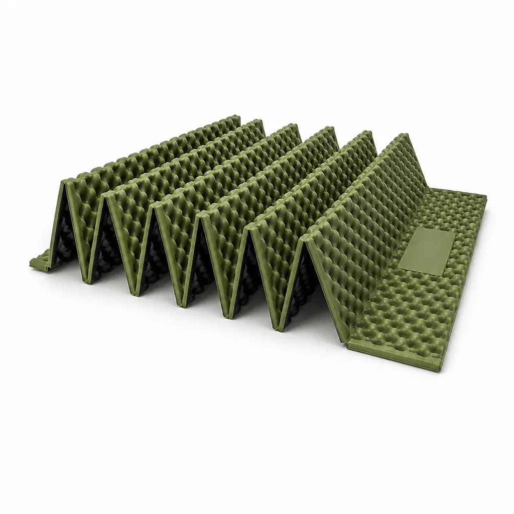 Folding Sleeping Pad IXPE Foam Lightweight Egg Nest Comfort