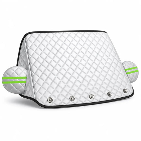 Full Coverage Windshield Cover with Magnetic Fasteners (5-Layer)