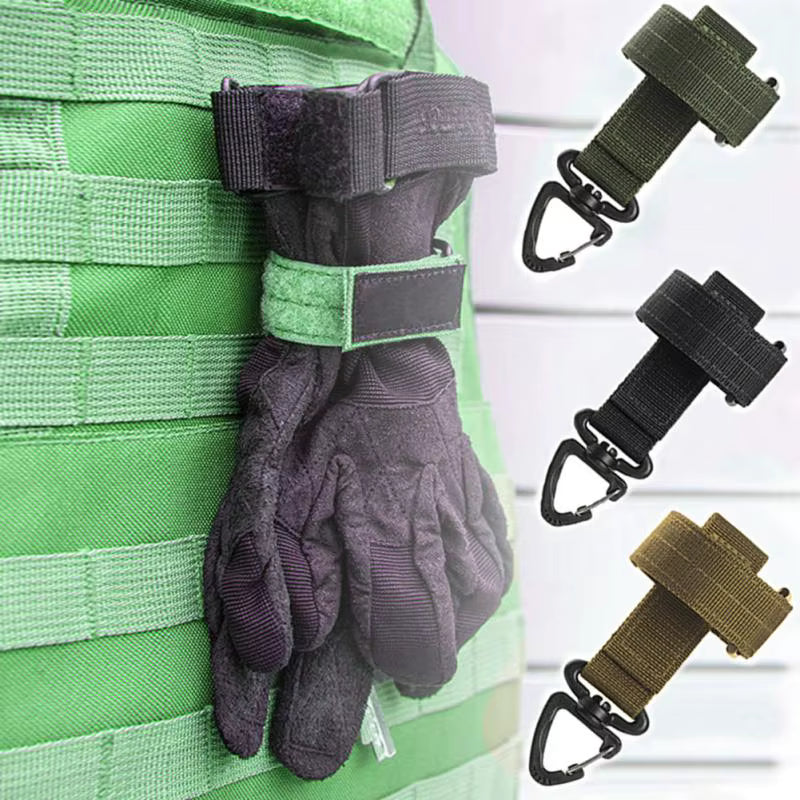 Glove Clip Nylon Swivel Buckle Belt & Backpack Attachment