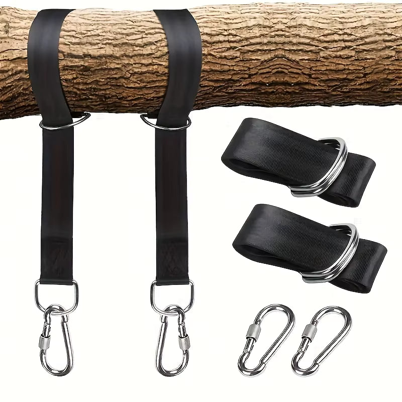 Hammock Tree Straps Heavy-Duty Nylon 2-Pack