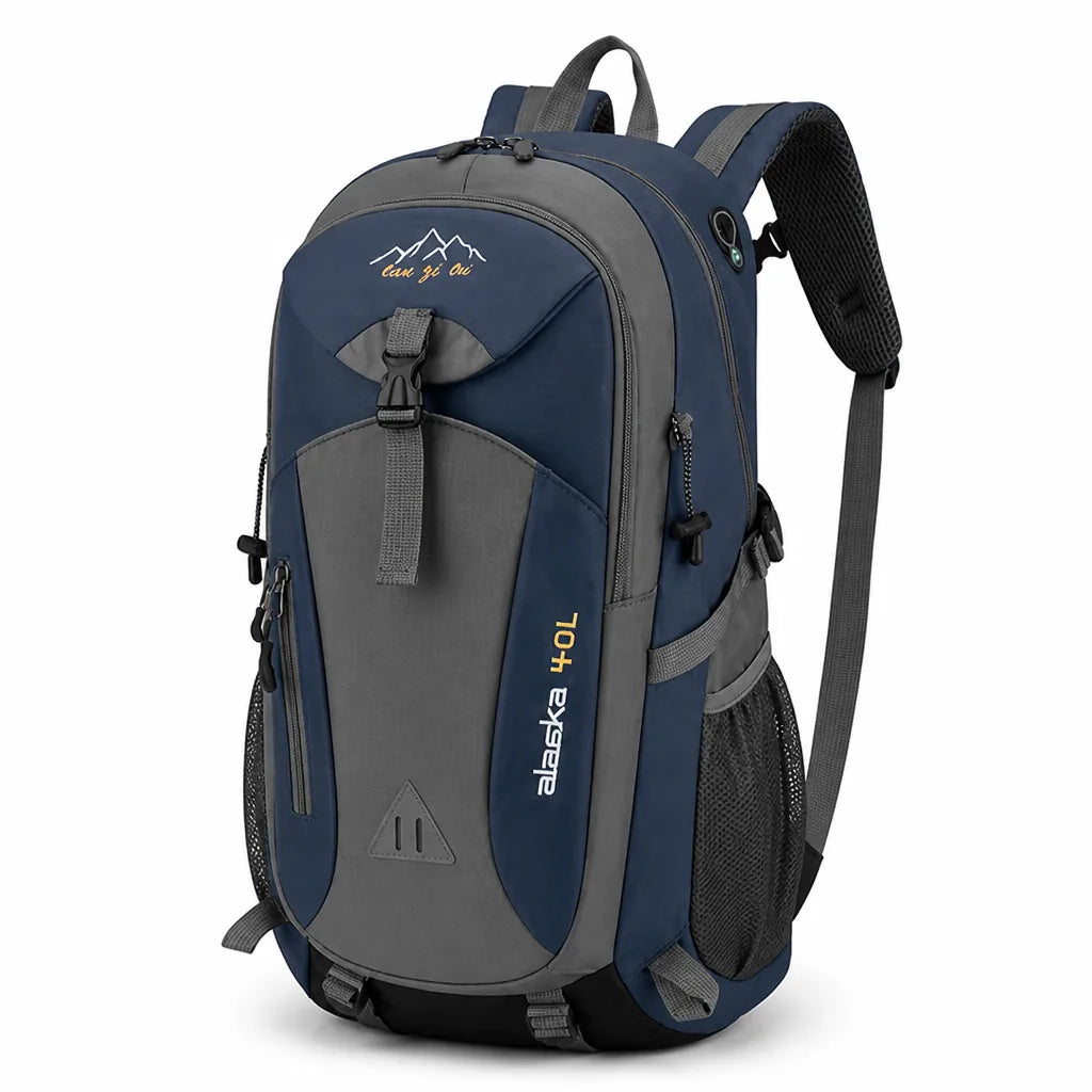 Hiking Backpack 40L Water-Resistant Multiple Pockets