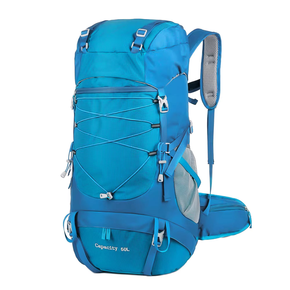 Hiking Backpack 50L Water-Resistant Rain Cover