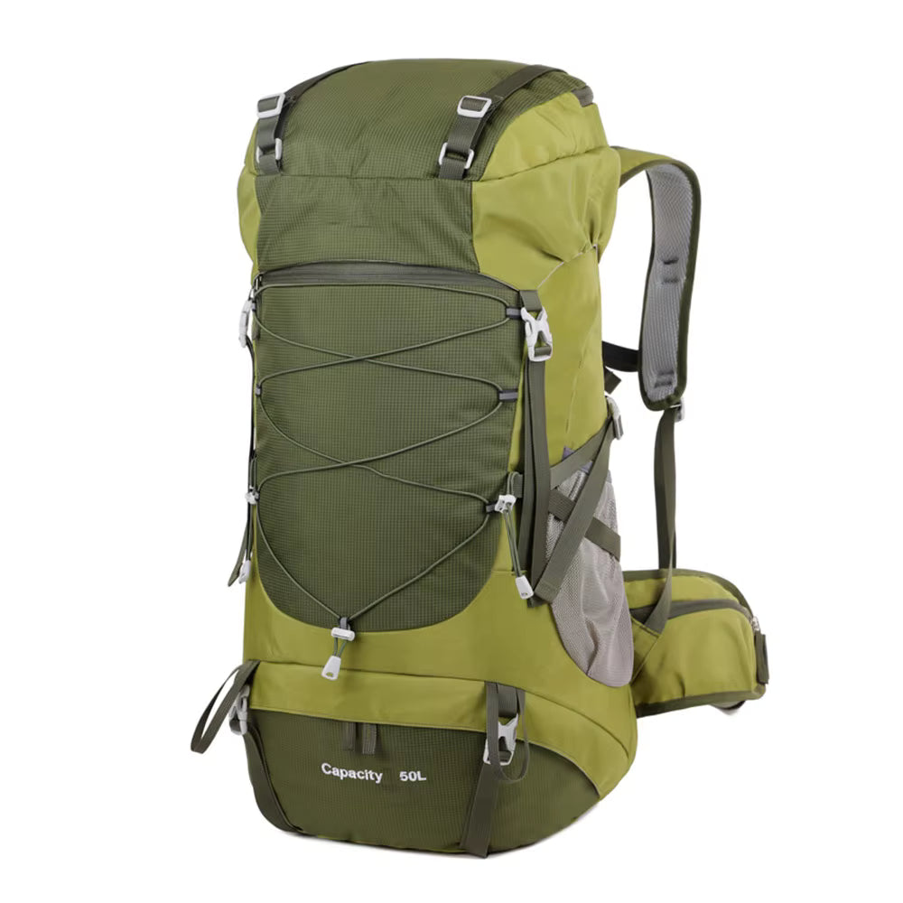 Hiking Backpack 50L Water-Resistant Rain Cover