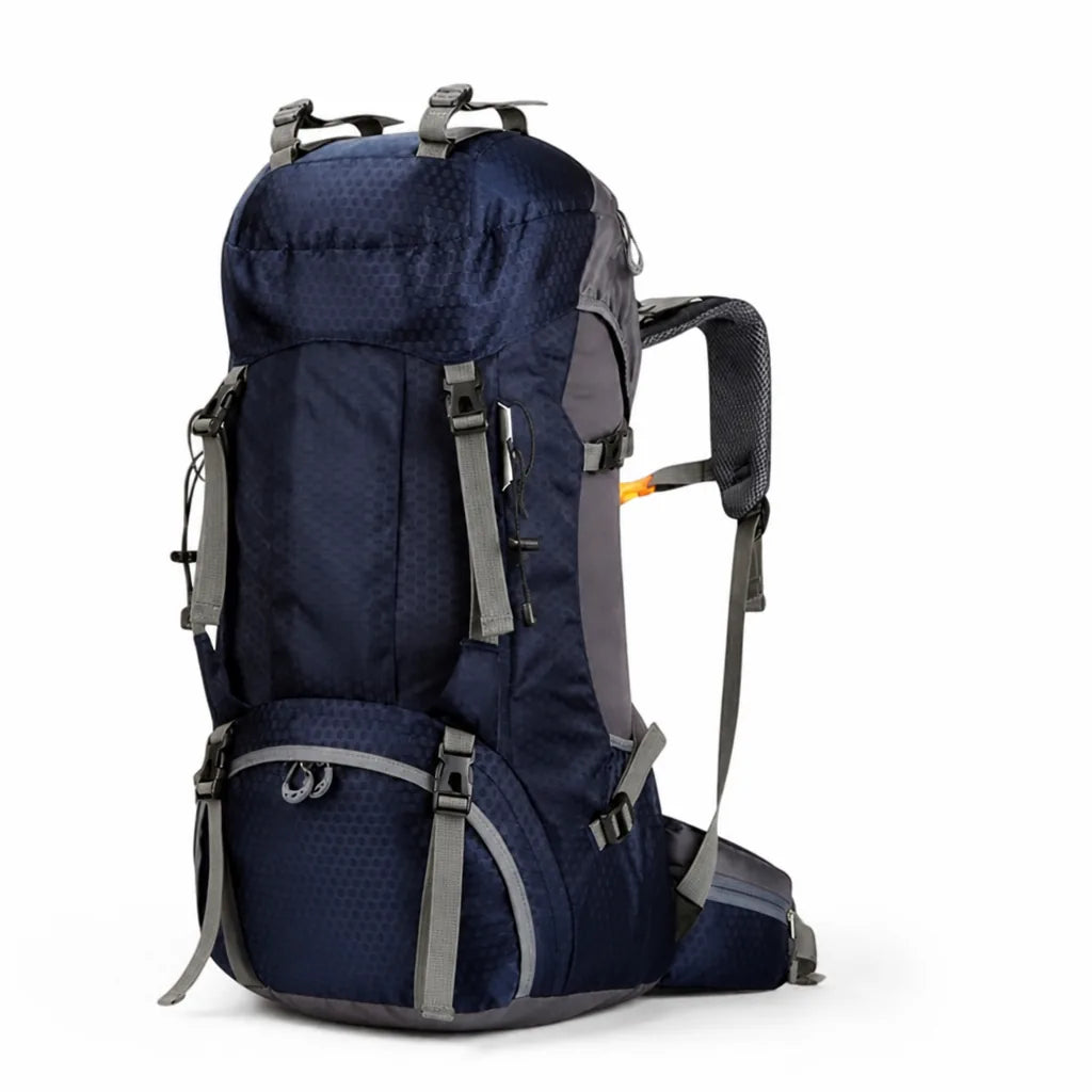 Hiking Backpack 60L Waterproof Breathable Padded Back
