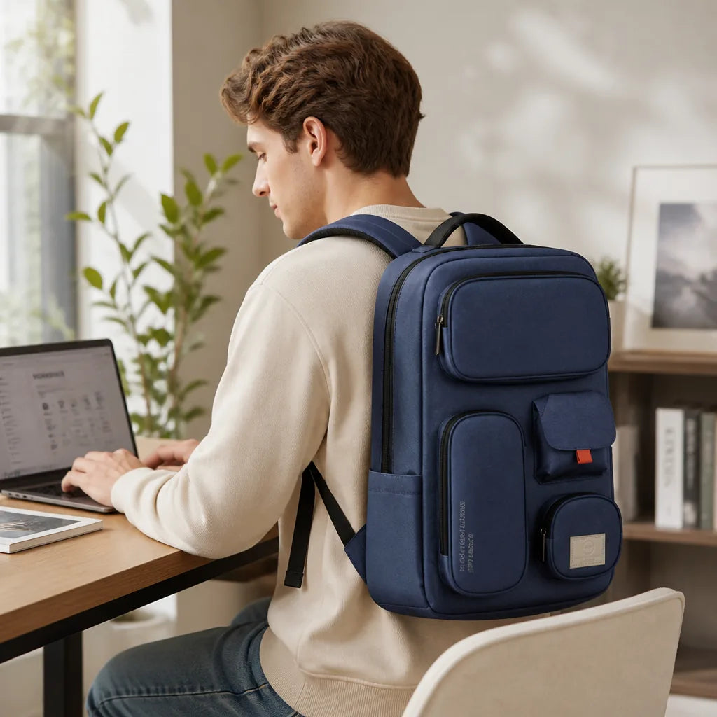 Hiking Backpack Large Capacity 17-Inch Laptop Compartment