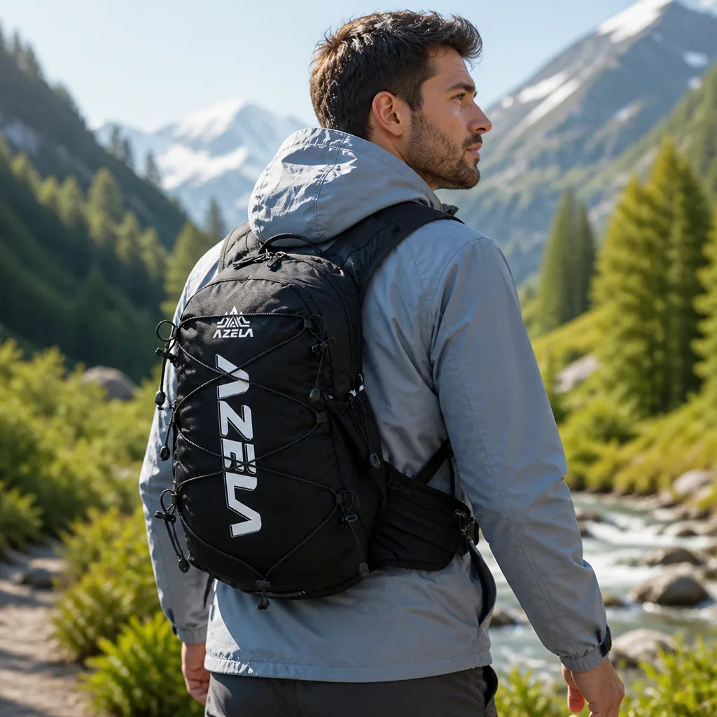 Hiking Backpack Lightweight Nylon Camping & Cycling