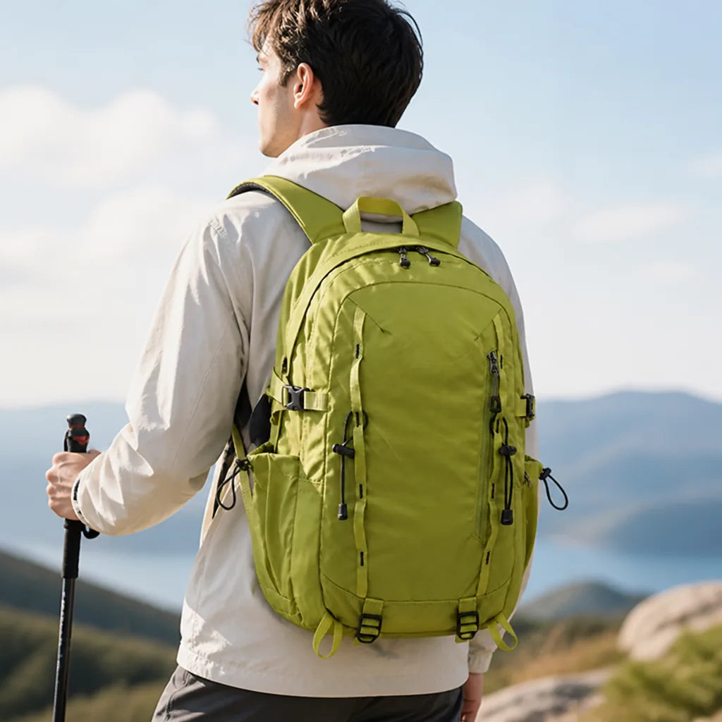 Hiking Backpack Lightweight Nylon Multi-Compartment