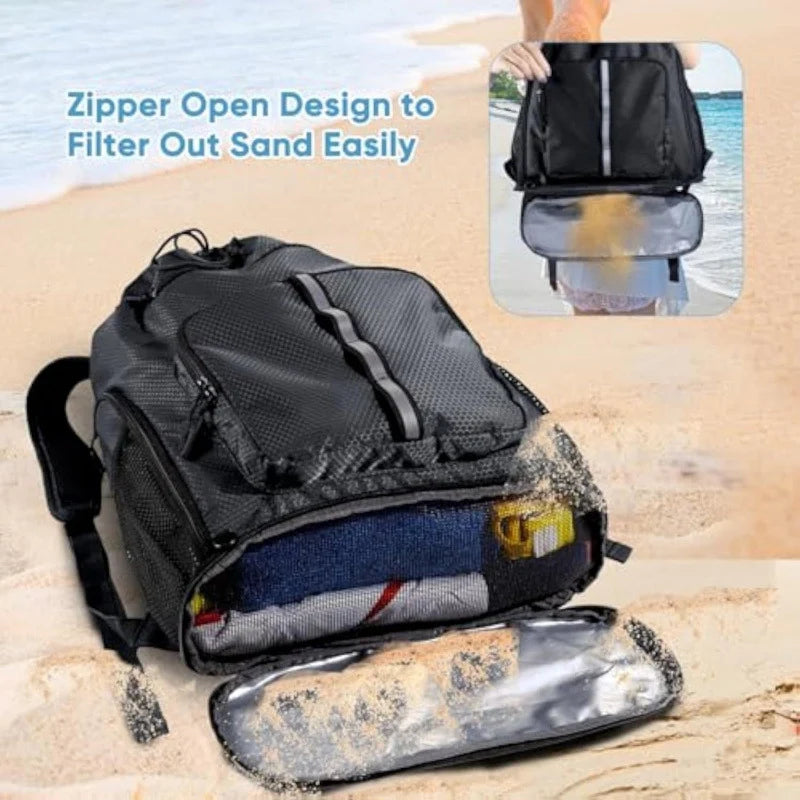 Hiking Backpack Weather-Resistant Multi-Compartment Padded Straps