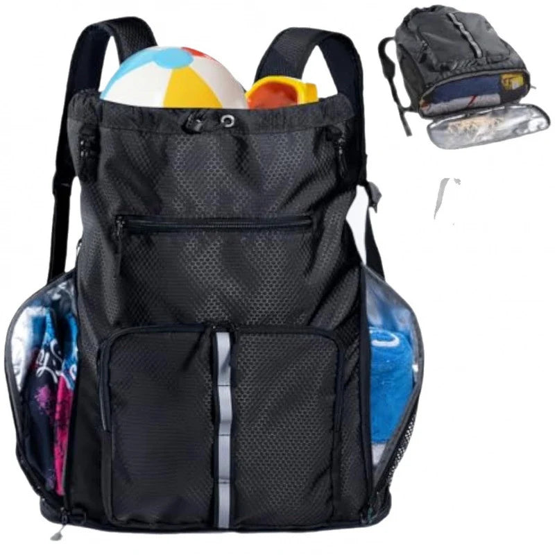 Hiking Backpack Weather-Resistant Multi-Compartment Padded Straps