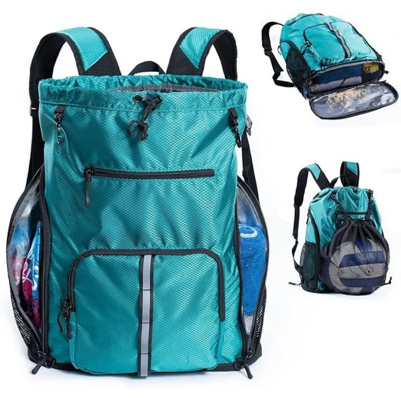 Hiking Backpack Weather-Resistant Multi-Compartment Padded Straps
