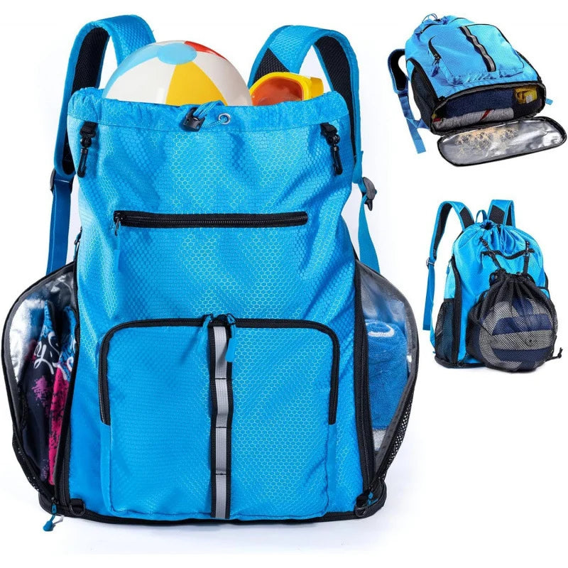 Hiking Backpack Weather-Resistant Multi-Compartment Padded Straps
