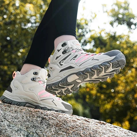 Hiking Boots Waterproof & Breathable All-Terrain Traction