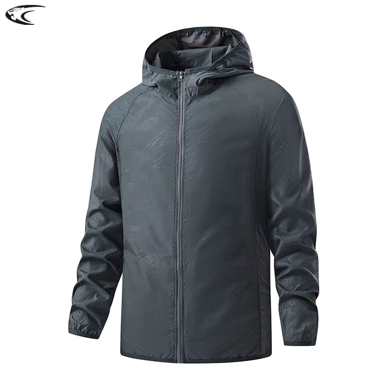 Hiking Jacket Ultra-Lightweight Packable UPF 50 DWR Water-Repellent