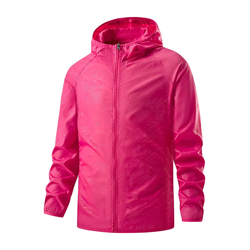 Hiking Jacket Ultra-Lightweight Packable UPF 50 DWR Water-Repellent