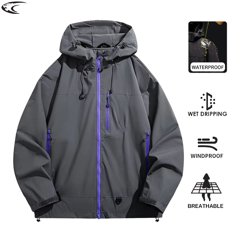 Hiking Jacket Waterproof Windproof Lightweight