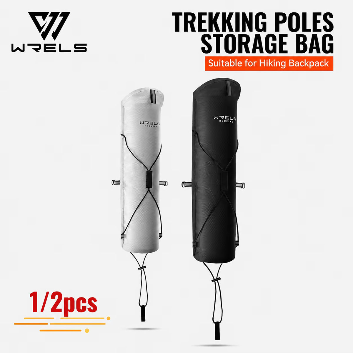 Hiking Pole Bag Lightweight Waterproof Adjustable Strap