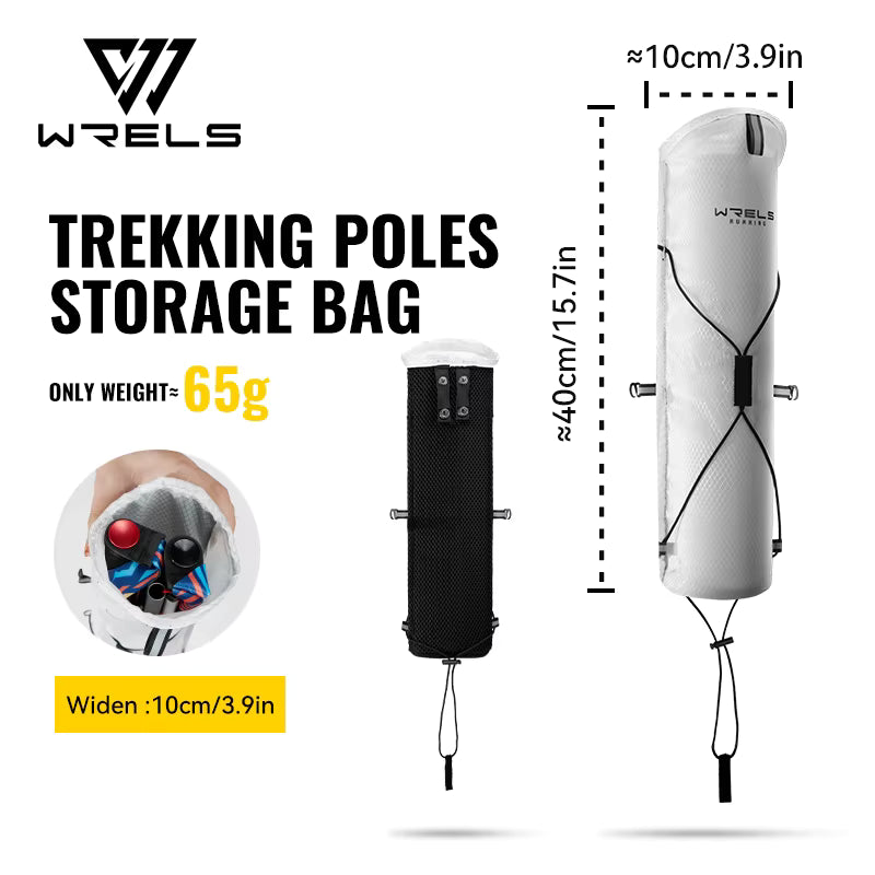 Hiking Pole Bag Lightweight Waterproof Tightening Strap