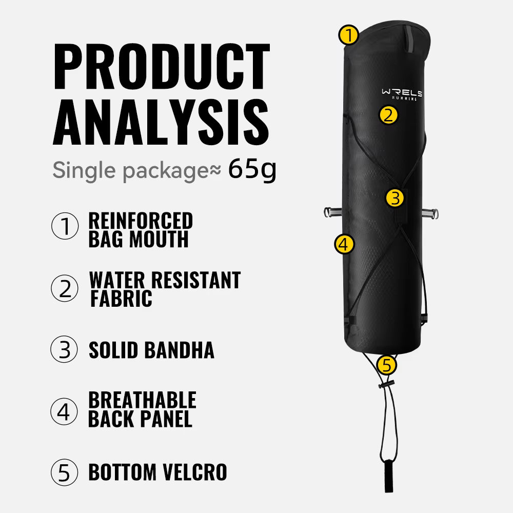 Hiking Pole Bag Lightweight Waterproof Tightening Strap