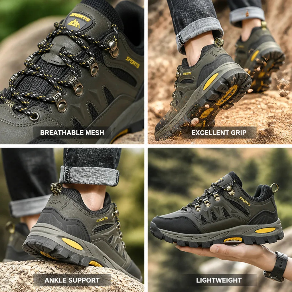 Hiking Shoes Breathable Mesh Grip Sole