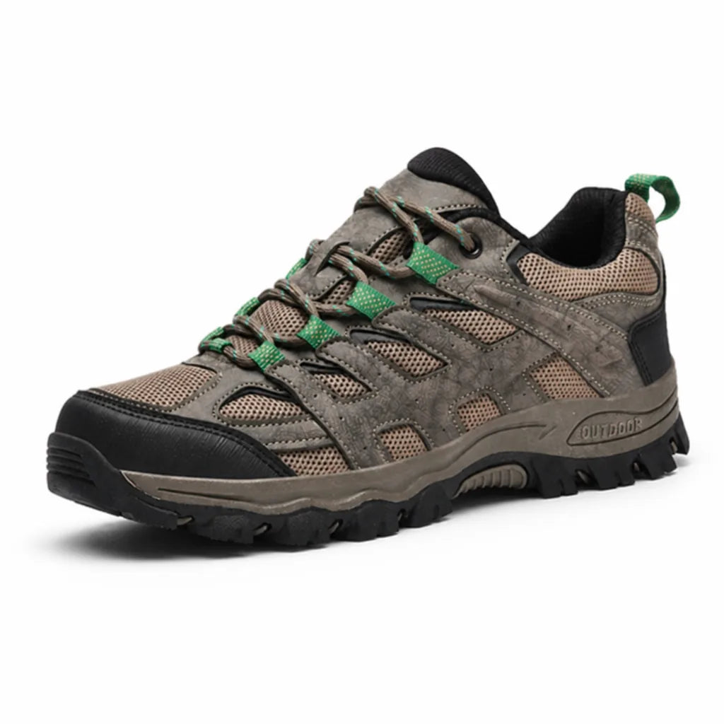 Hiking Shoes Non-Slip Rubber Sole & Water-Repellent Leather