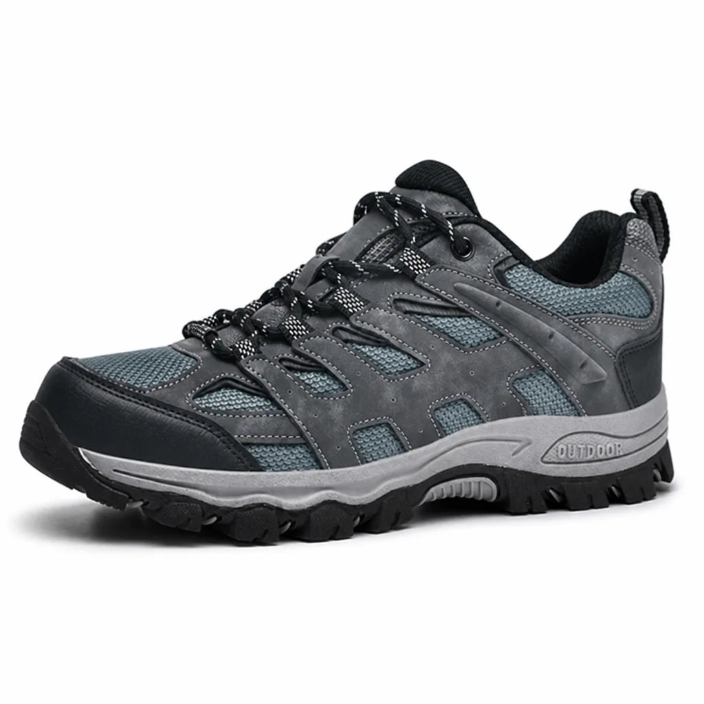 Hiking Shoes Non-Slip Rubber Sole & Water-Repellent Leather