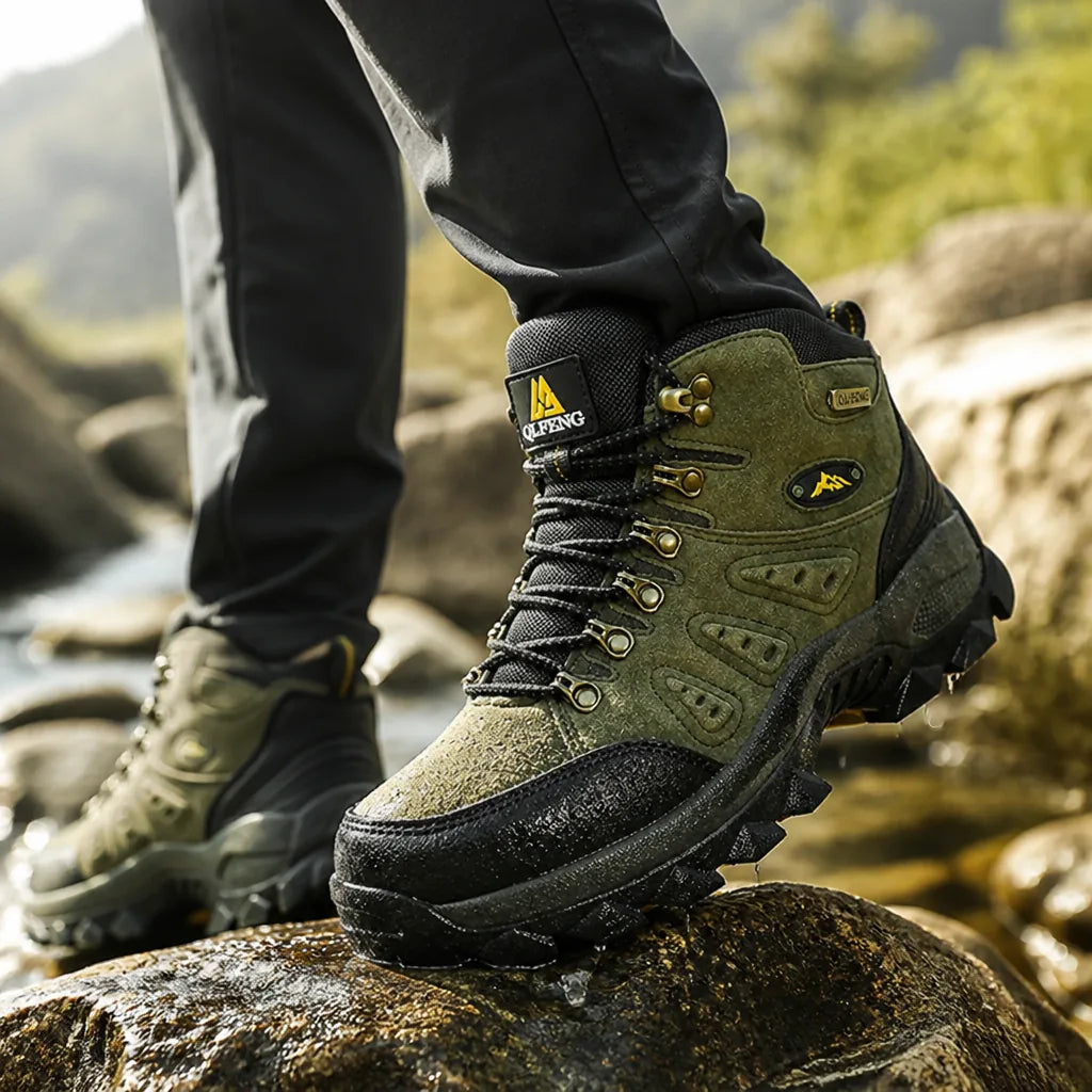 Hiking Shoes Waterproof Anti-Slip Sole Ankle Support