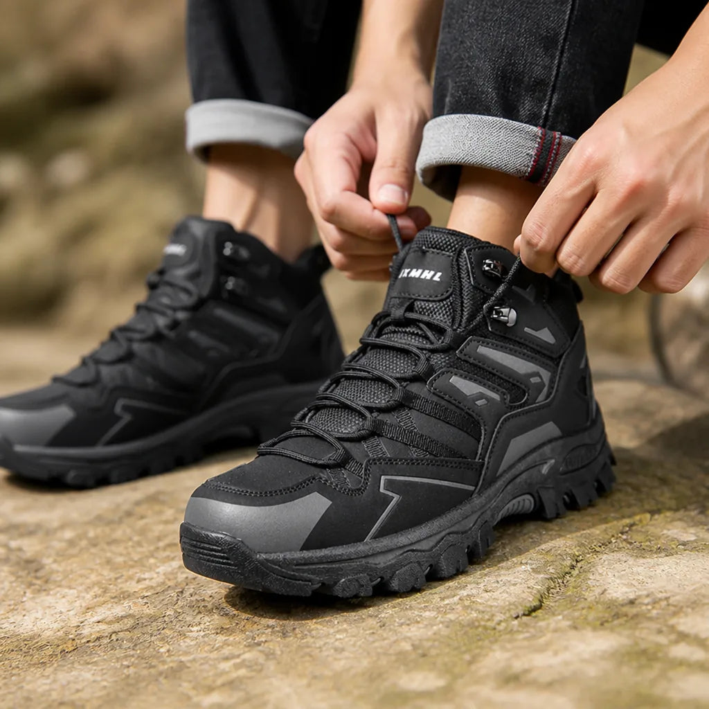 Hiking Shoes Waterproof Breathable Anti-Slip Outsole