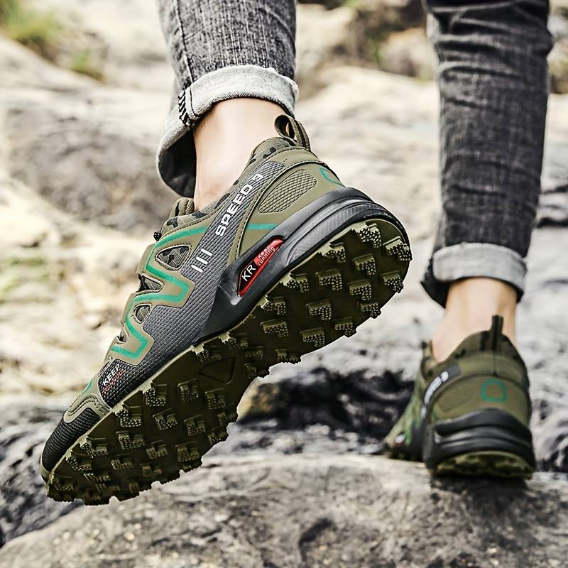 Hiking Shoes Waterproof & Slip-Resistant Breathable Textile Upper