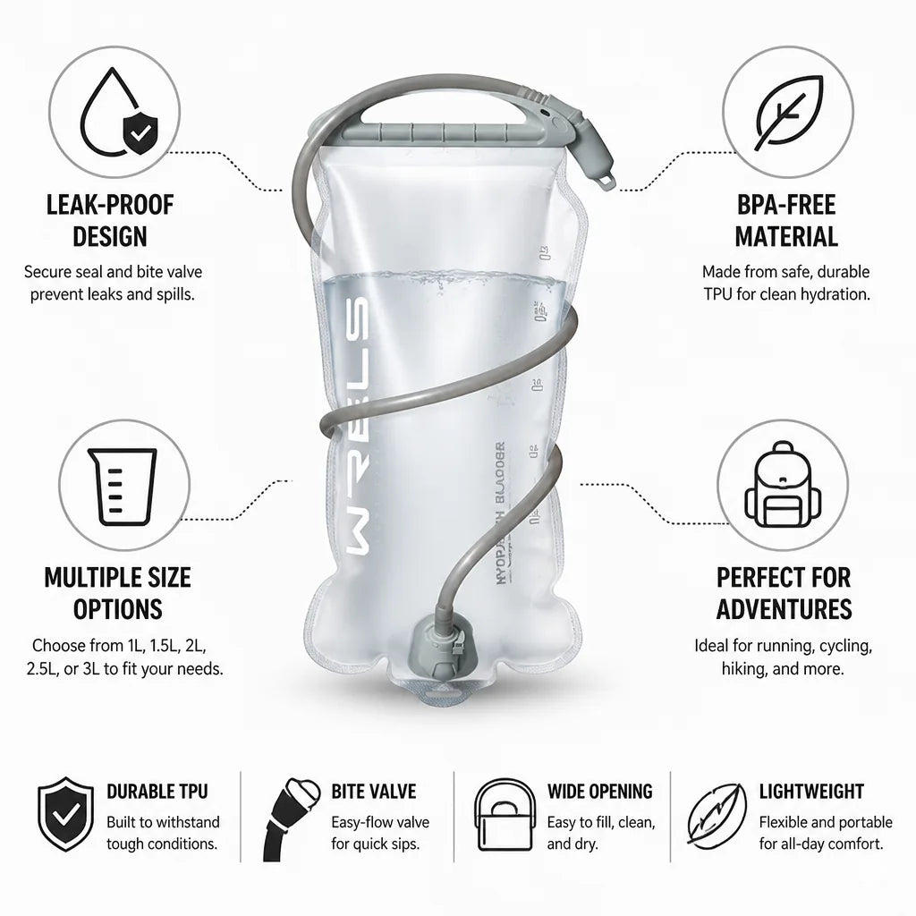 Hydration Bladder Leak-Proof Bite Valve BPA-Free