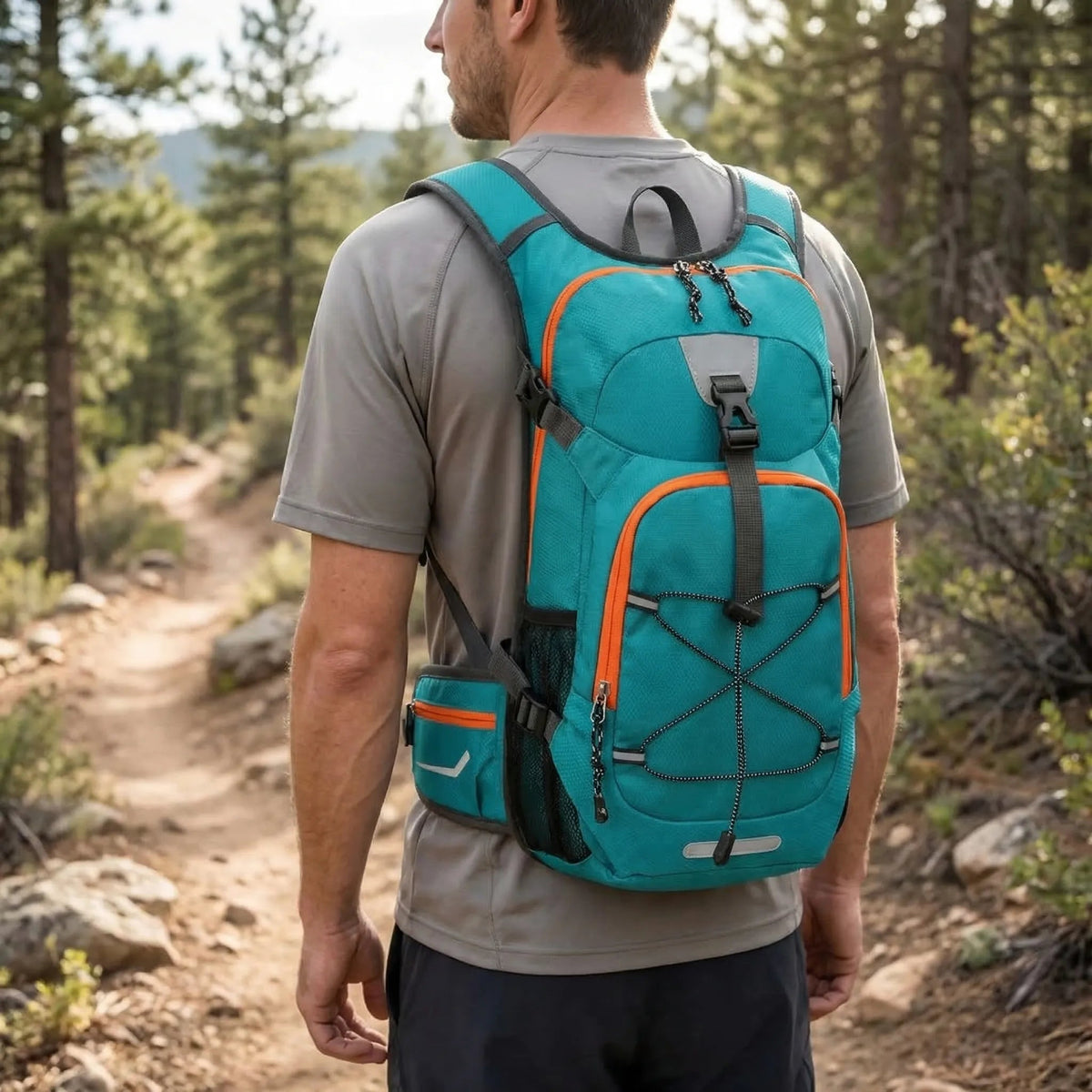 Hydration Daypack Lightweight Close-Fit 2L Reservoir