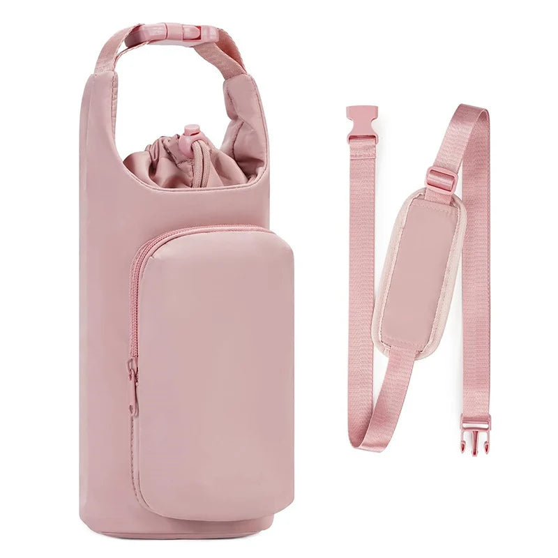 Insulated Beverage Carrier Thermal Insulation Adjustable Strap