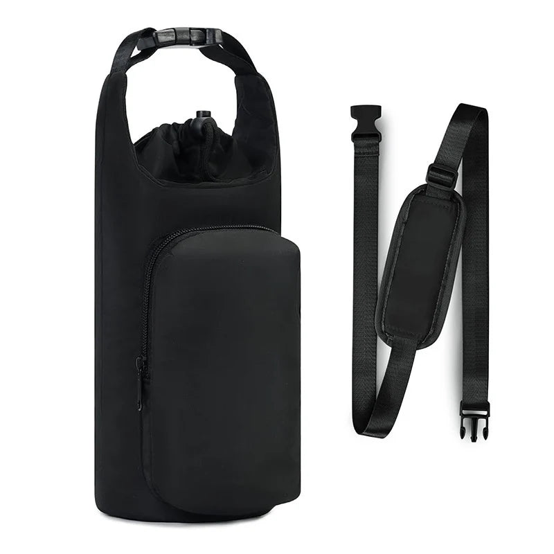 Insulated Beverage Carrier Thermal Insulation Adjustable Strap